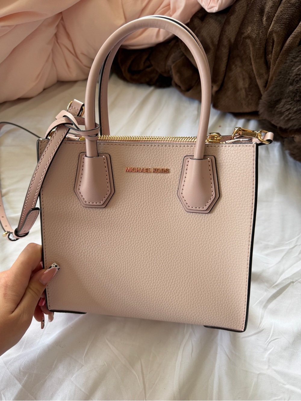 Michael kors crossbody bag baby pink